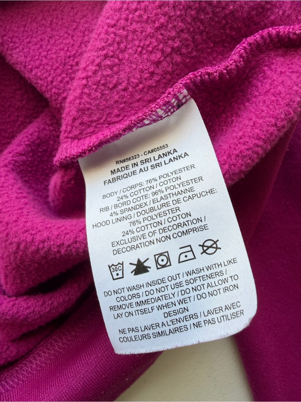 Nike Sportswear Swoosh Cropped Fleece Hoodie Magenta Pink Women’s S - Picture 6 of 10